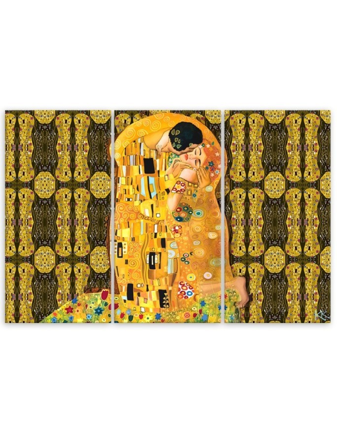 Reprodukcje artystów - Klimt Spełnienie Kobieta Abstrakcja | FEEBY