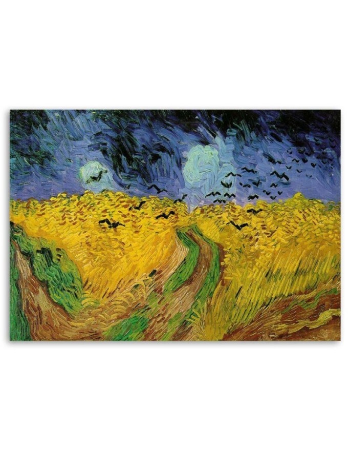 Reprodukcje obrazy - Pole pszenicy z krukami V. van Gogh | FEEBY
