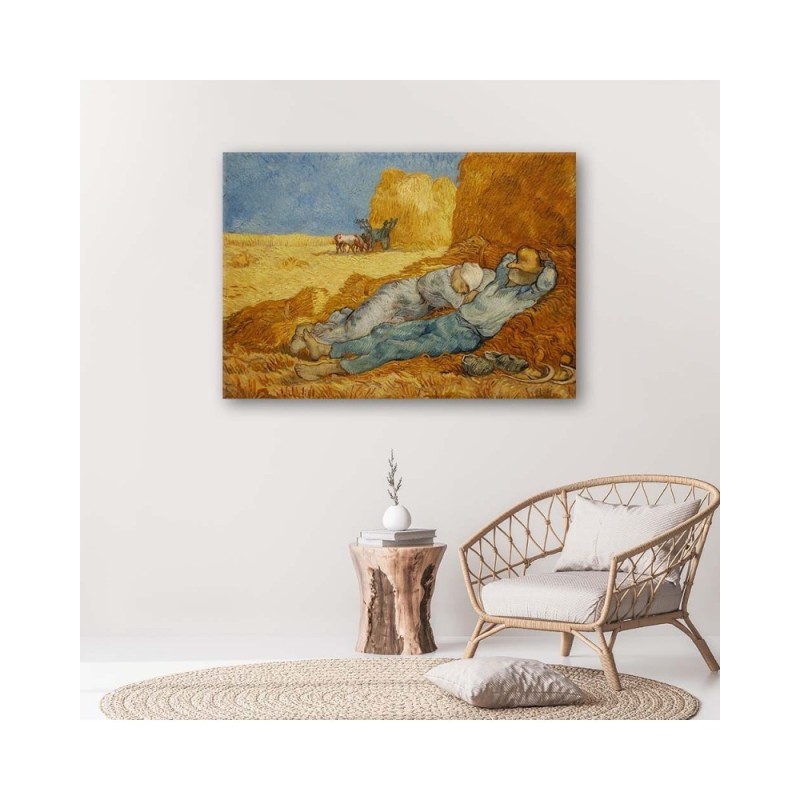 Wandbild für Wohnzimmer - Siesta - V. van Gogh Druck | Feeby