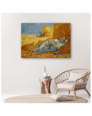Wandbild für Wohnzimmer - Siesta - V. van Gogh Druck | Feeby