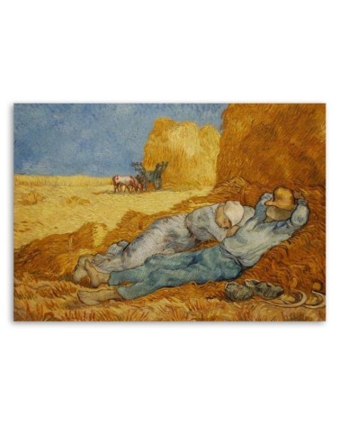 Wandbild für Wohnzimmer - Siesta - V. van Gogh Druck | Feeby