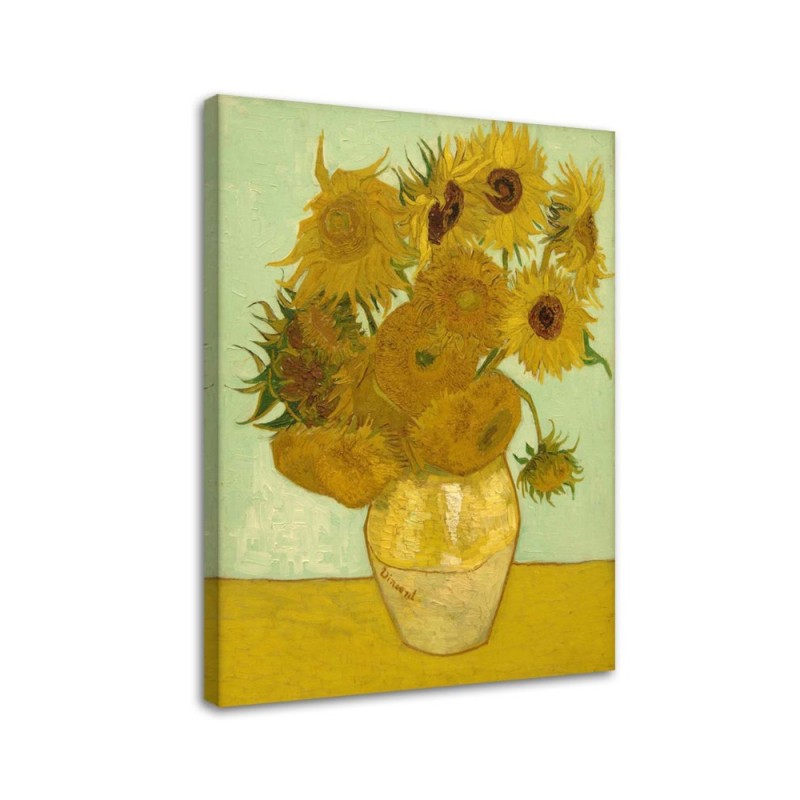 Modernes Wandbild - Sonnenblumen - V. van Gogh Druck | Feeby