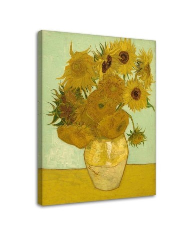 Modernes Wandbild - Sonnenblumen - V. van Gogh Druck | Feeby