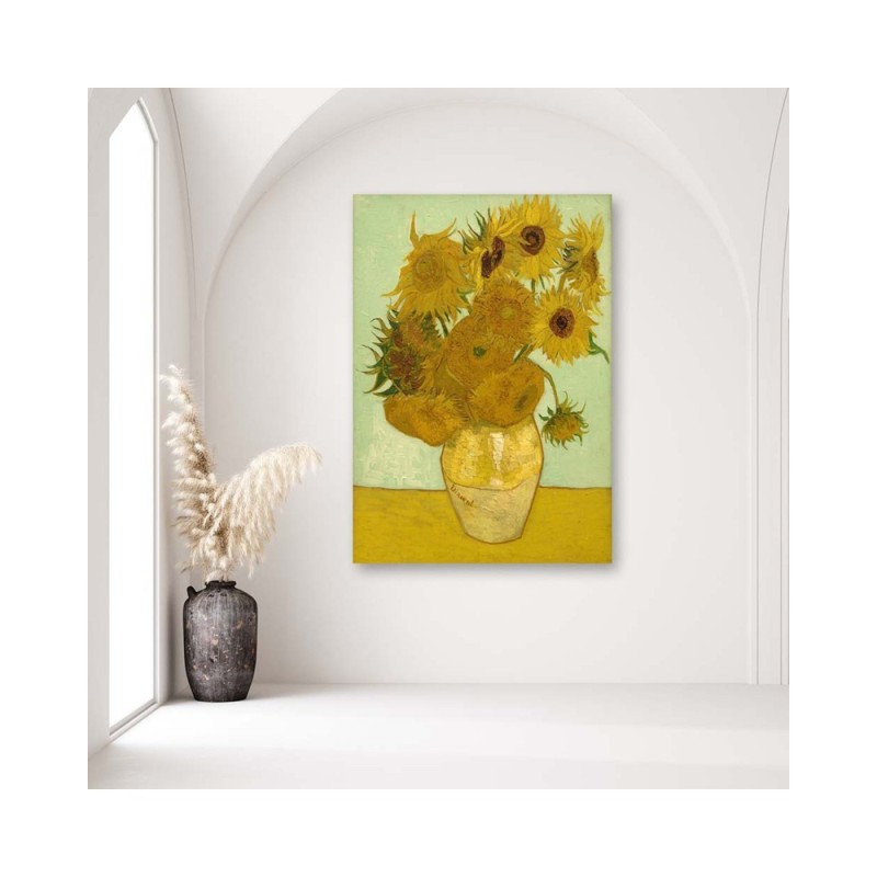 Modernes Wandbild - Sonnenblumen - V. van Gogh Druck | Feeby