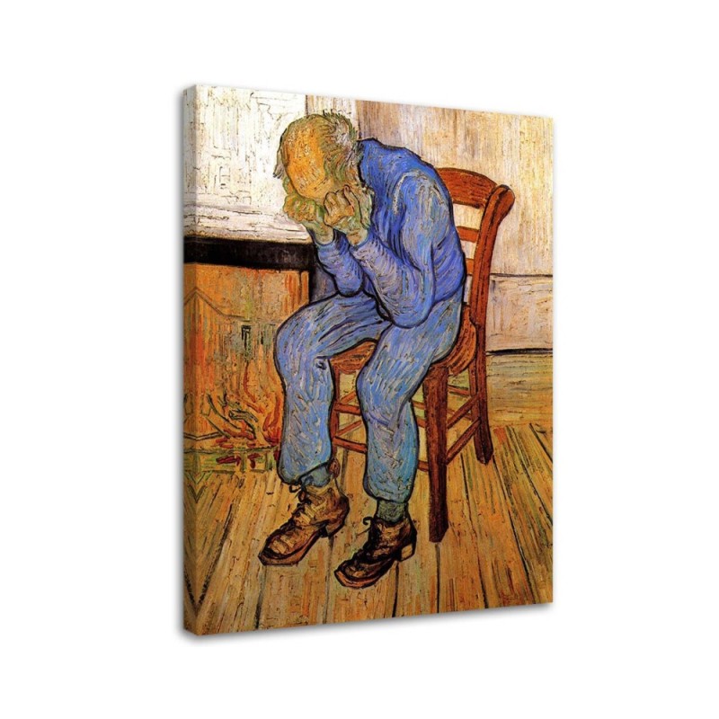 Bild - Alter Mann in Traurigkeit - V. van Gogh Reproduktion | Feeby