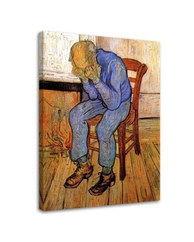 Bild - Alter Mann in Traurigkeit - V. van Gogh Reproduktion | Feeby