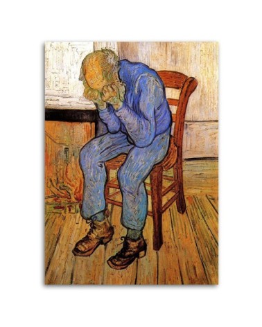 Bild - Alter Mann in Traurigkeit - V. van Gogh Reproduktion | Feeby