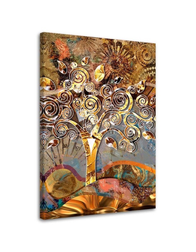 Modernes Wandbild - Baum der Liebe - G. Klimt Reproduktion | Feeby