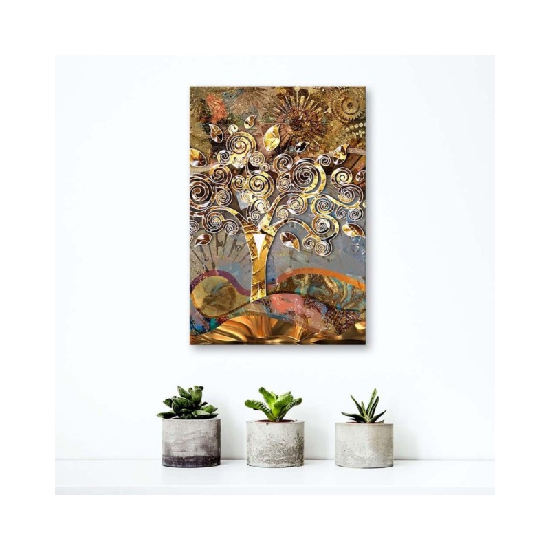 Modernes Wandbild - Baum der Liebe - G. Klimt Reproduktion | Feeby