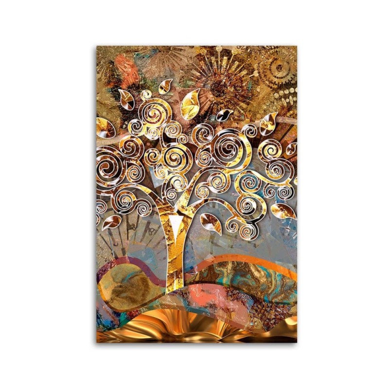 Modernes Wandbild - Baum der Liebe - G. Klimt Reproduktion | Feeby