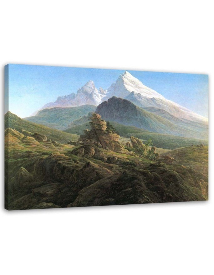 Leinwandbild - Der Watzmann - C. D. Friedrich Reproduktion | Feeby