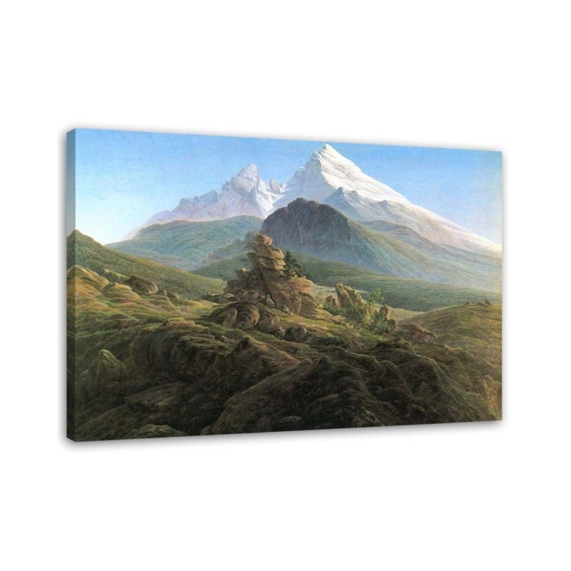 Leinwandbild - Der Watzmann - C. D. Friedrich Reproduktion | Feeby
