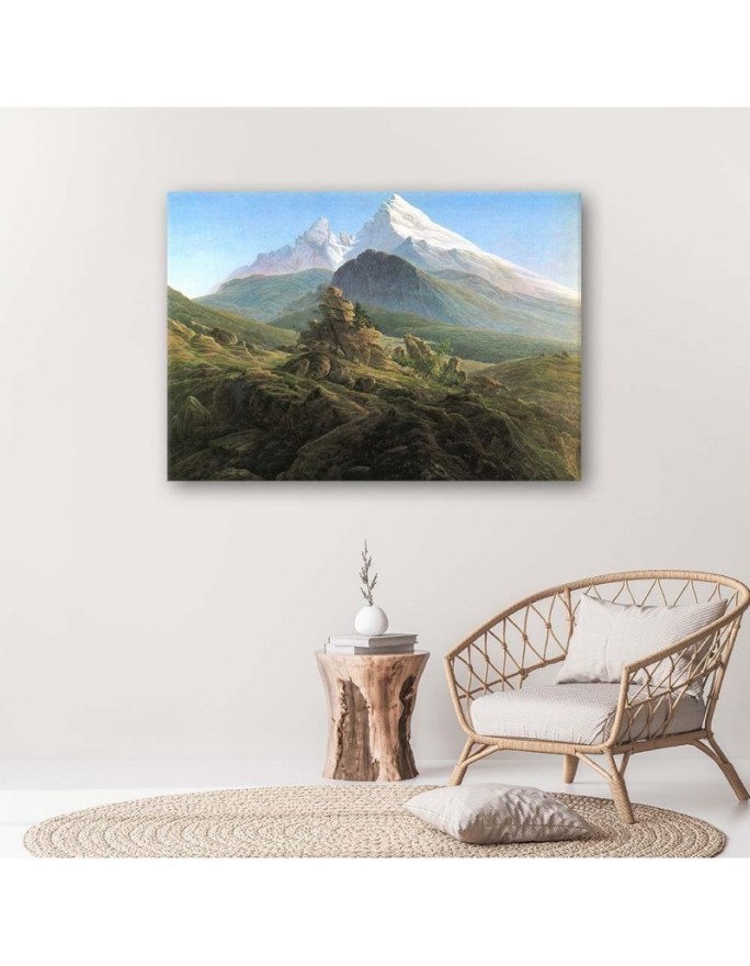 Der Watzmann C. D. Friedrich - Artists' reproduction | FEEBY