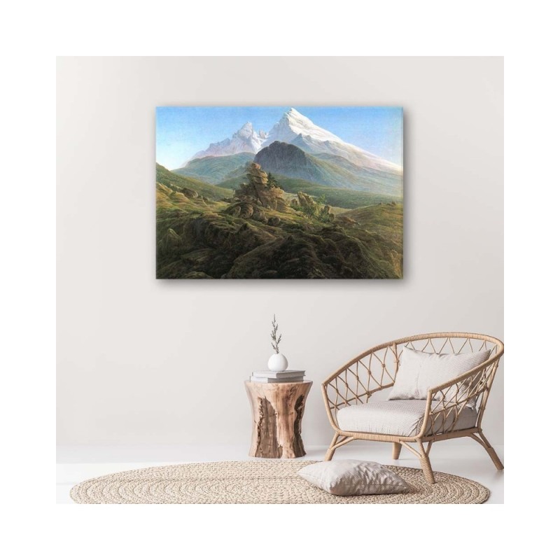 Leinwandbild - Der Watzmann - C. D. Friedrich Reproduktion | Feeby