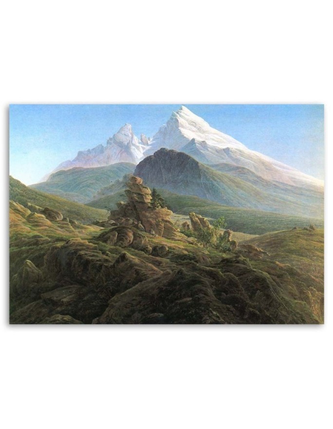 Der Watzmann C. D. Friedrich - Artists' reproduction | FEEBY