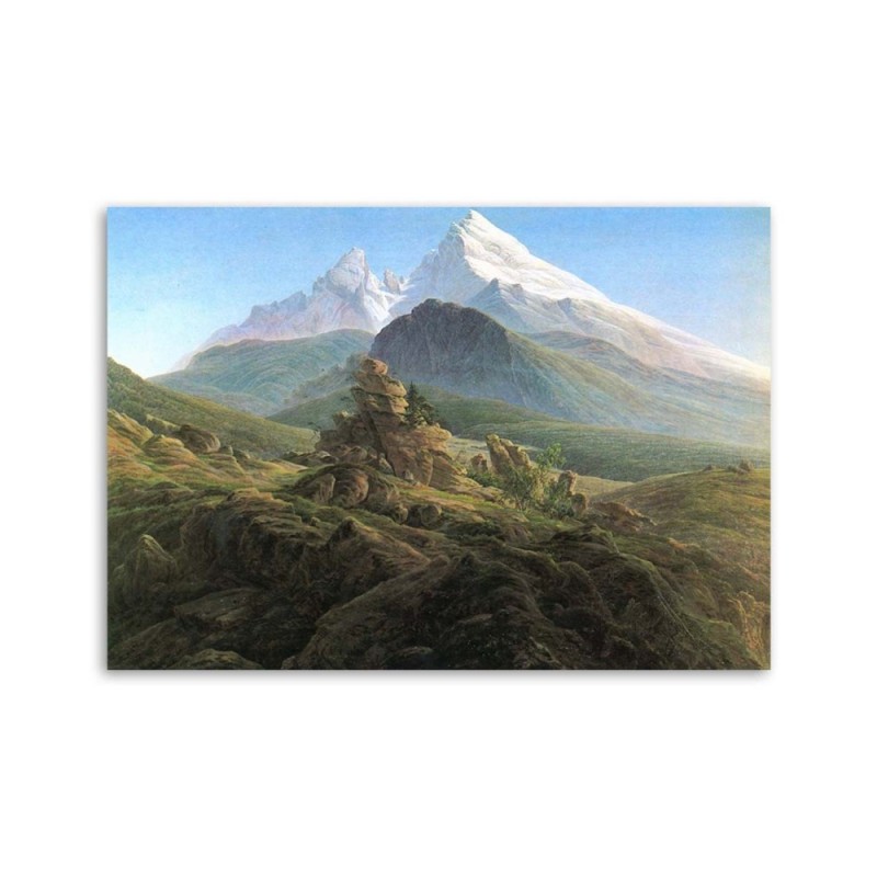Leinwandbild - Der Watzmann - C. D. Friedrich Reproduktion | Feeby