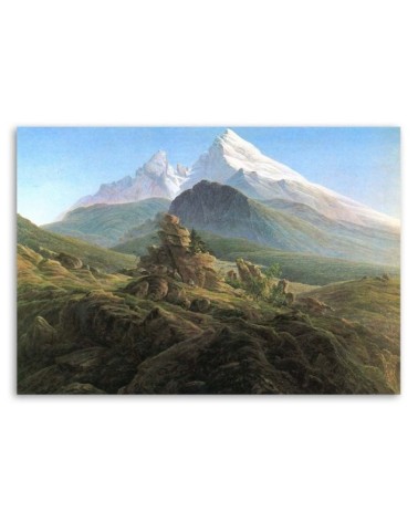 Leinwandbild - Der Watzmann - C. D. Friedrich Reproduktion | Feeby