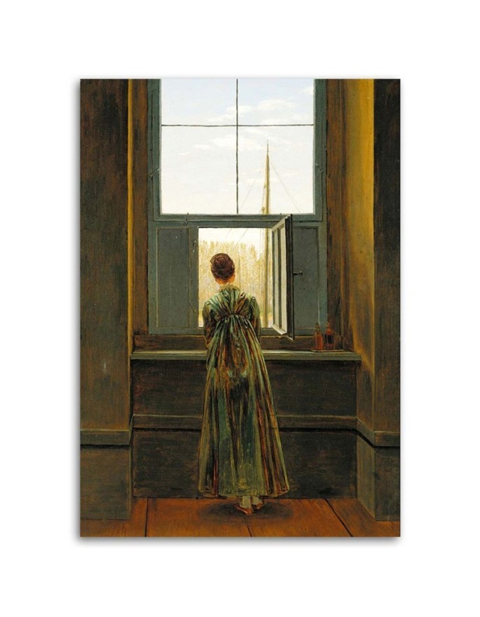 Woman at the window C. D. Friedrich - Reproductions | FEEBY