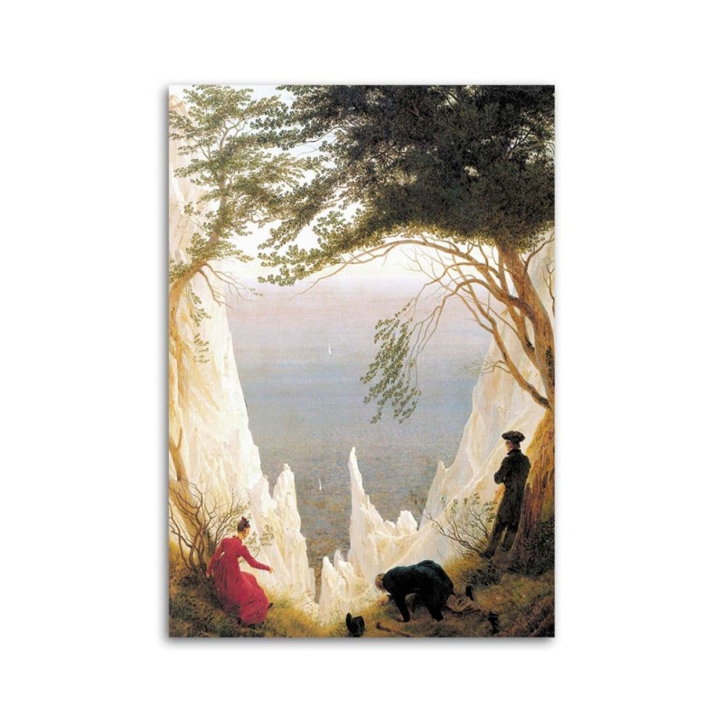 Bild - Kreidefelsen auf Rügen - C. D. Friedrich Reproduktion | Feeby
