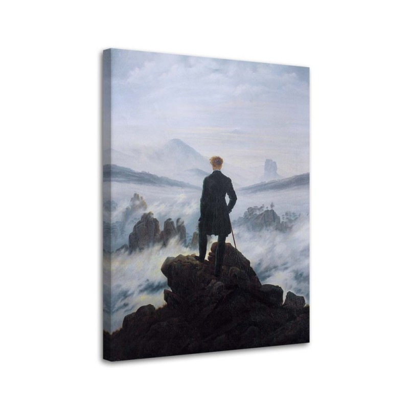 Bild - Wanderer durch ein Meer von Nebel - C. D. Friedrich | Feeby