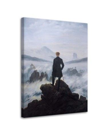 Bild - Wanderer durch ein Meer von Nebel - C. D. Friedrich | Feeby