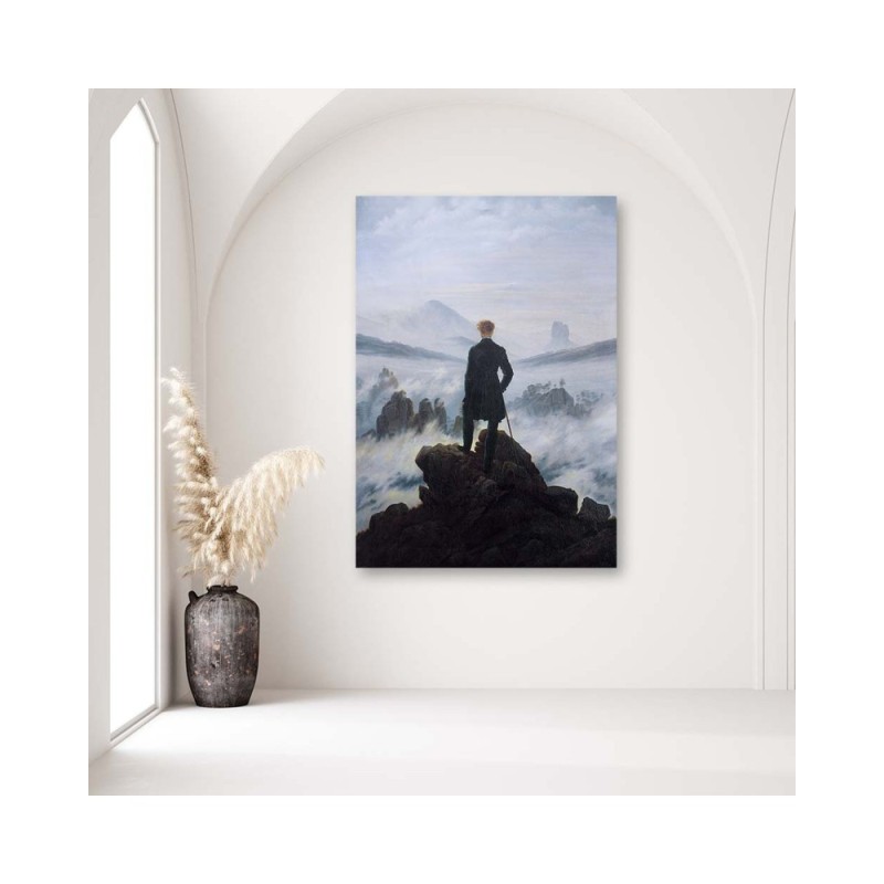 Bild - Wanderer durch ein Meer von Nebel - C. D. Friedrich | Feeby