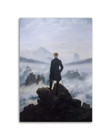 Bild - Wanderer durch ein Meer von Nebel - C. D. Friedrich | Feeby