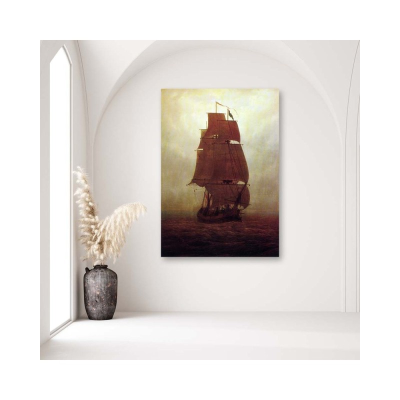 Leinwandbild - Segelschiff - C. D. Friedrich Reproduktion | Feeby