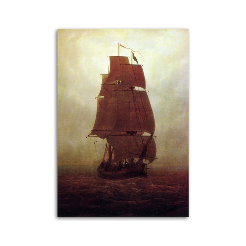 Leinwandbild - Segelschiff - C. D. Friedrich Reproduktion | Feeby
