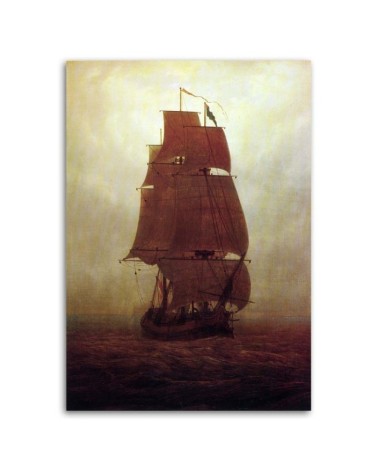 Leinwandbild - Segelschiff - C. D. Friedrich Reproduktion | Feeby