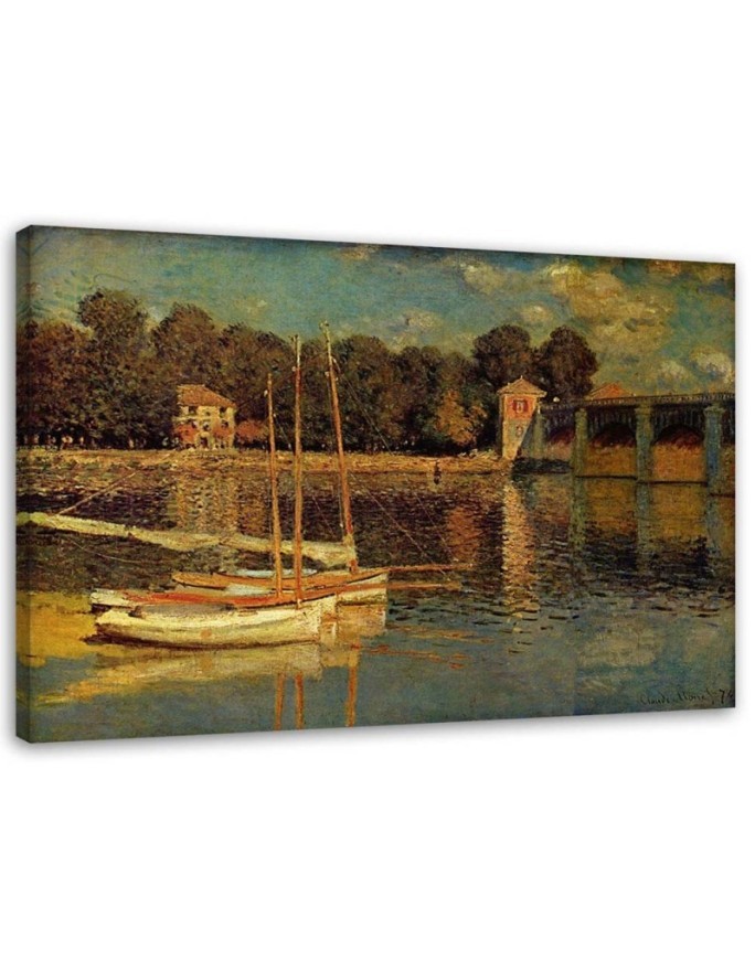 Bild - Brücke von Argenteuil - C. Monet Reproduktion | Feeby