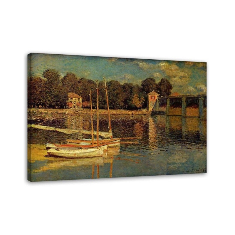 Most w Argenteuil C. Monet - Reprodukcje obrazy | FEEBY