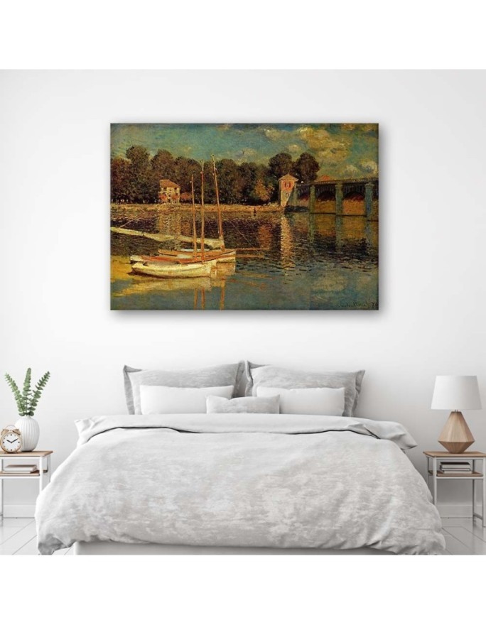 Most w Argenteuil C. Monet - Reprodukcje obrazy | FEEBY