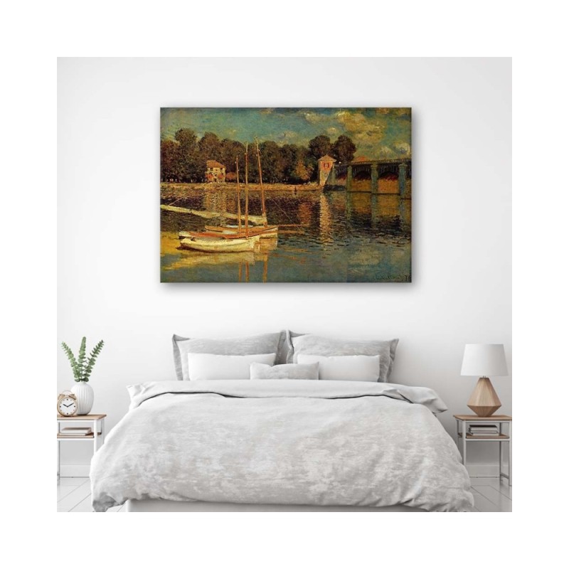 Bild - Brücke von Argenteuil - C. Monet Reproduktion | Feeby