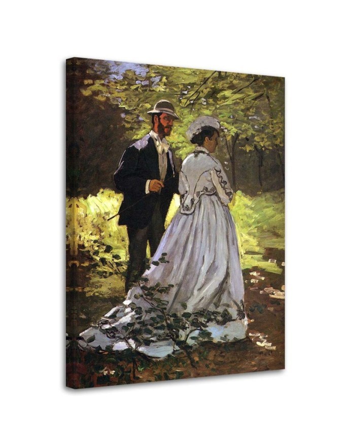Bazille and Camille C. Monet - Reprodukcje artystów | FEEBY