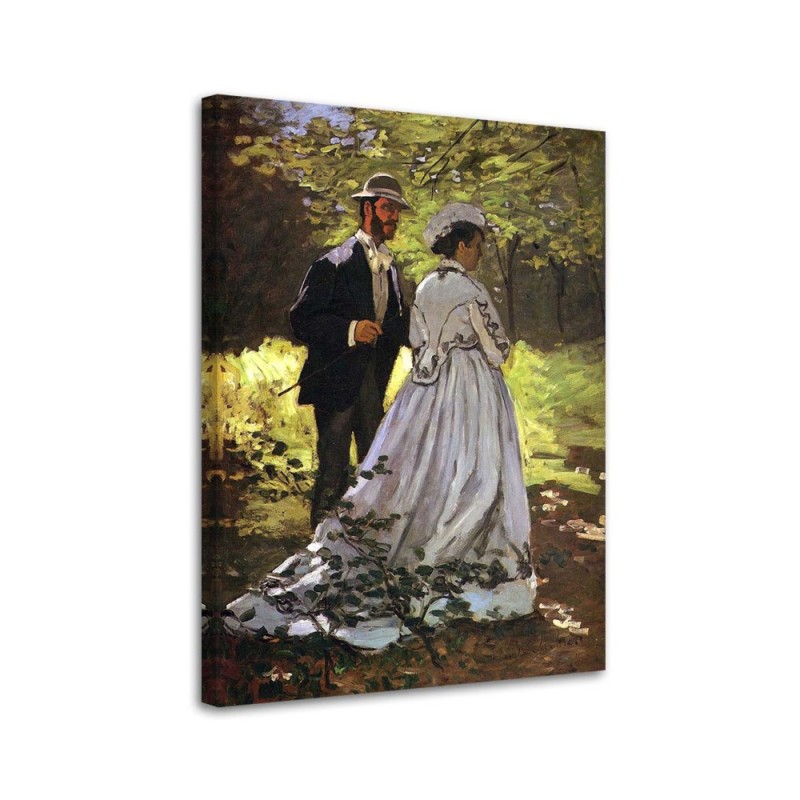 Leinwandbild - Bazille und Camille - C. Monet Reproduktion | Feeby