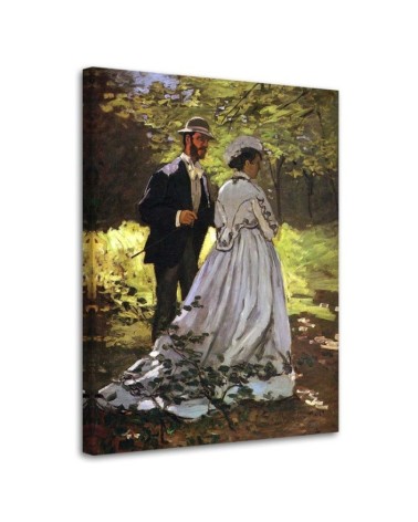 Leinwandbild - Bazille und Camille - C. Monet Reproduktion | Feeby