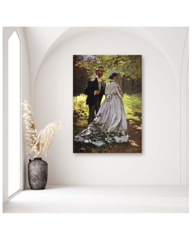 Leinwandbild - Bazille und Camille - C. Monet Reproduktion | Feeby