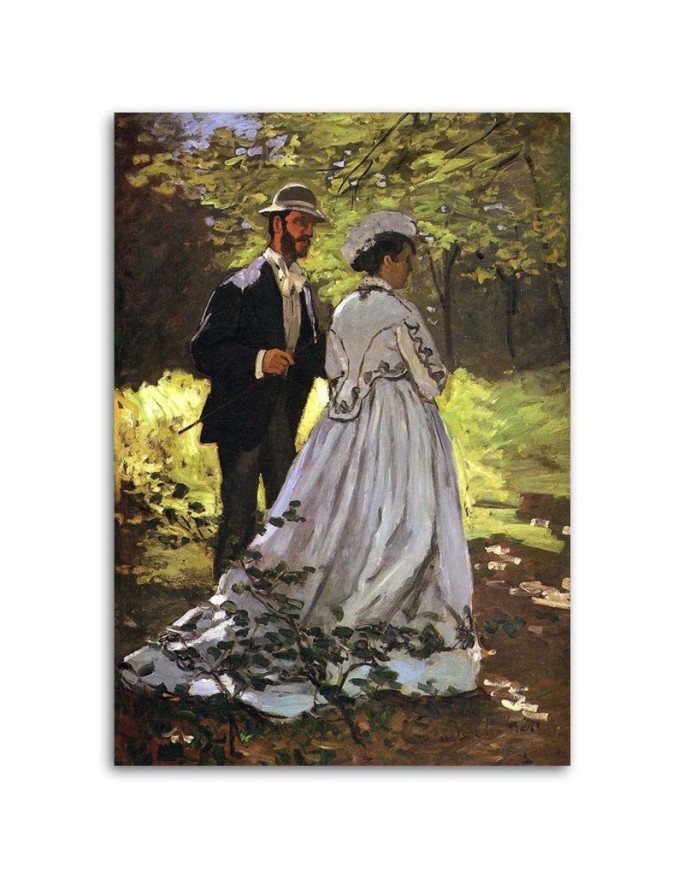 Bazille and Camille C. Monet - Reprodukcje artystów | FEEBY
