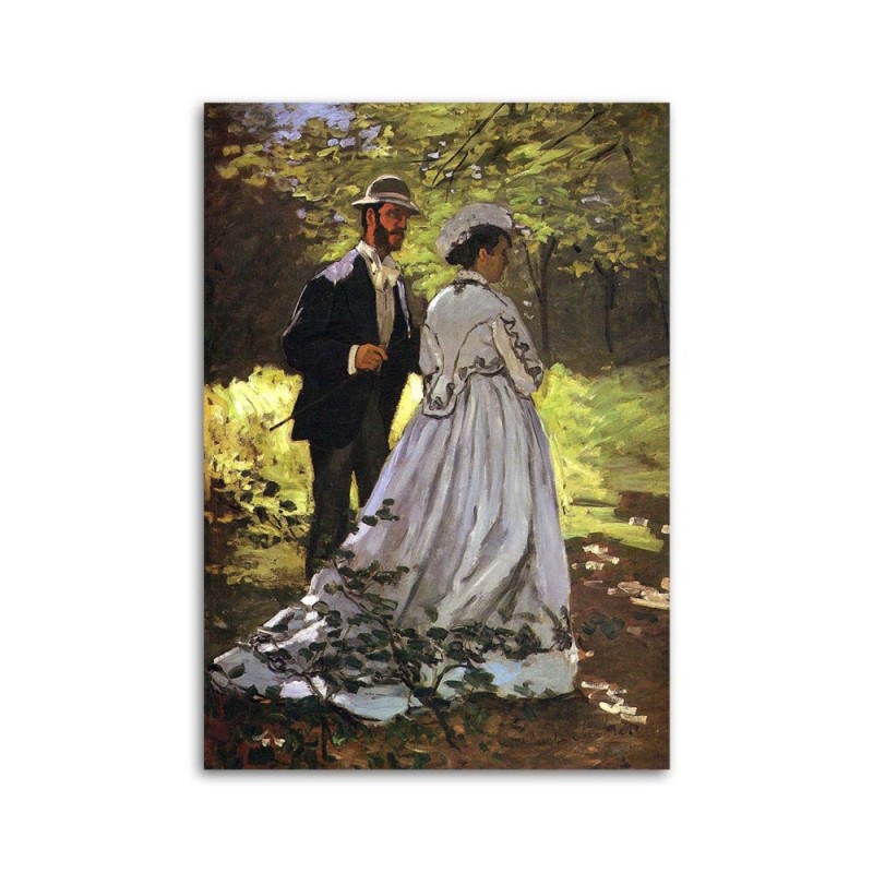 Leinwandbild - Bazille und Camille - C. Monet Reproduktion | Feeby