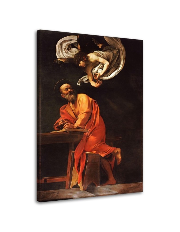 St Matthew and the angel by Caravaggio - Reproductions of paintings | FEEBY