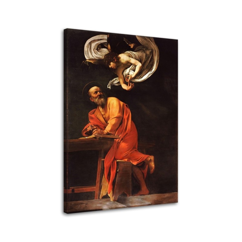 St Matthew and the angel by Caravaggio - Reproductions of paintings | FEEBY