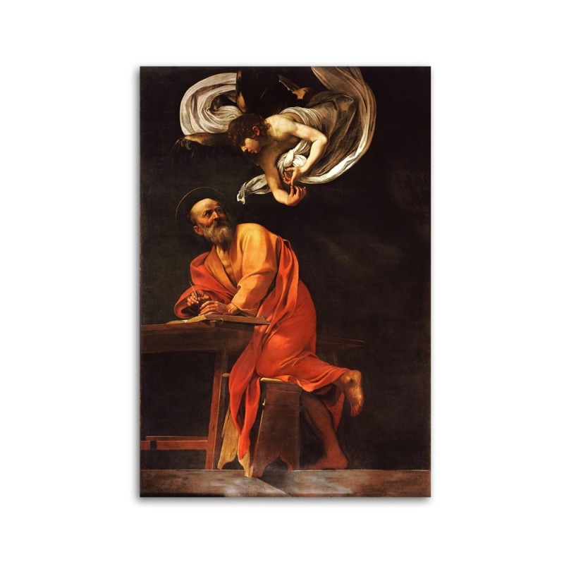 Bild - Der heilige Matthäus und der Engel - Caravaggio | Feeby