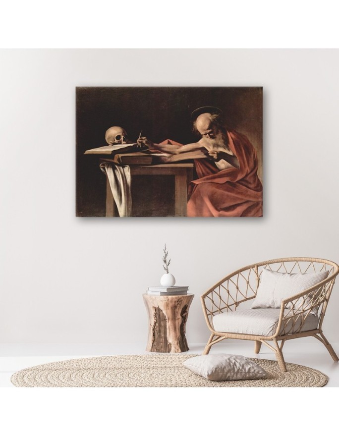 St Jerome writing Caravaggio - Reproductions of paintings | FEEBY