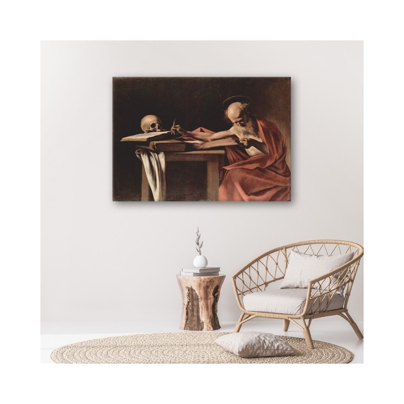 Bild - Der heilige Hieronymus schreibt - Caravaggio | Feeby