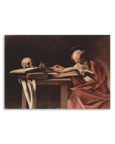 Bild - Der heilige Hieronymus schreibt - Caravaggio | Feeby