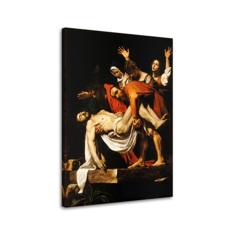 Leinwandbild - Bild vom Kreuz - Caravaggio Reproduktion | Feeby