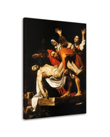 Leinwandbild - Bild vom Kreuz - Caravaggio Reproduktion | Feeby