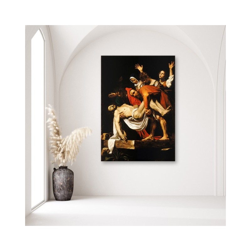 Leinwandbild - Bild vom Kreuz - Caravaggio Reproduktion | Feeby