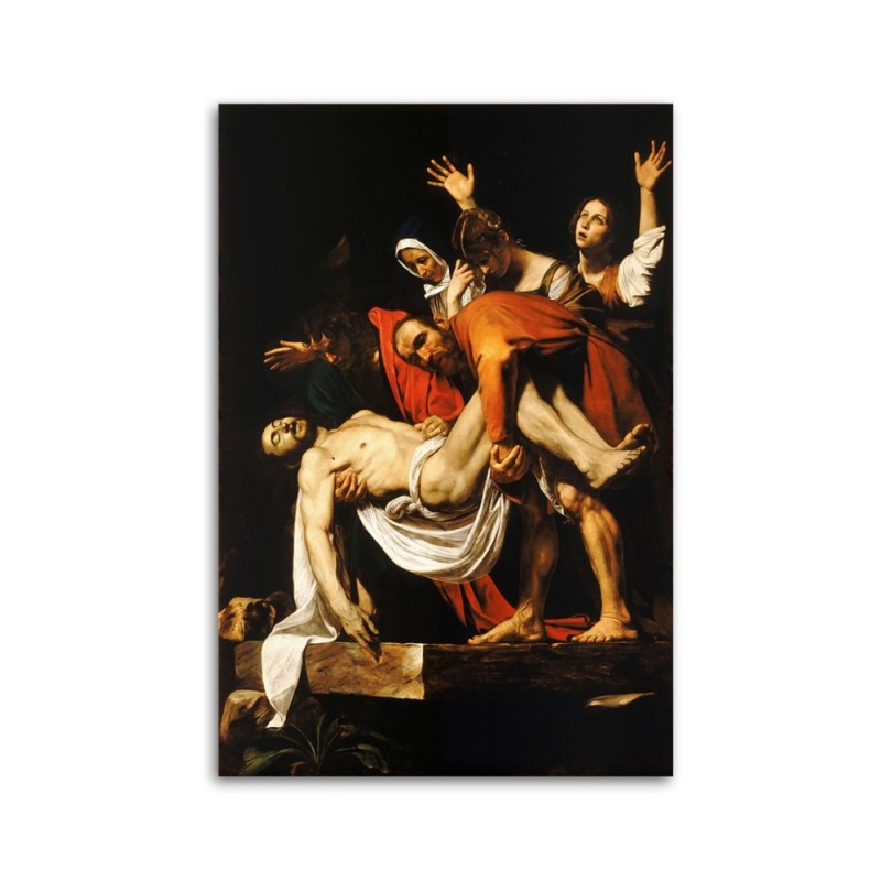 Leinwandbild - Bild vom Kreuz - Caravaggio Reproduktion | Feeby